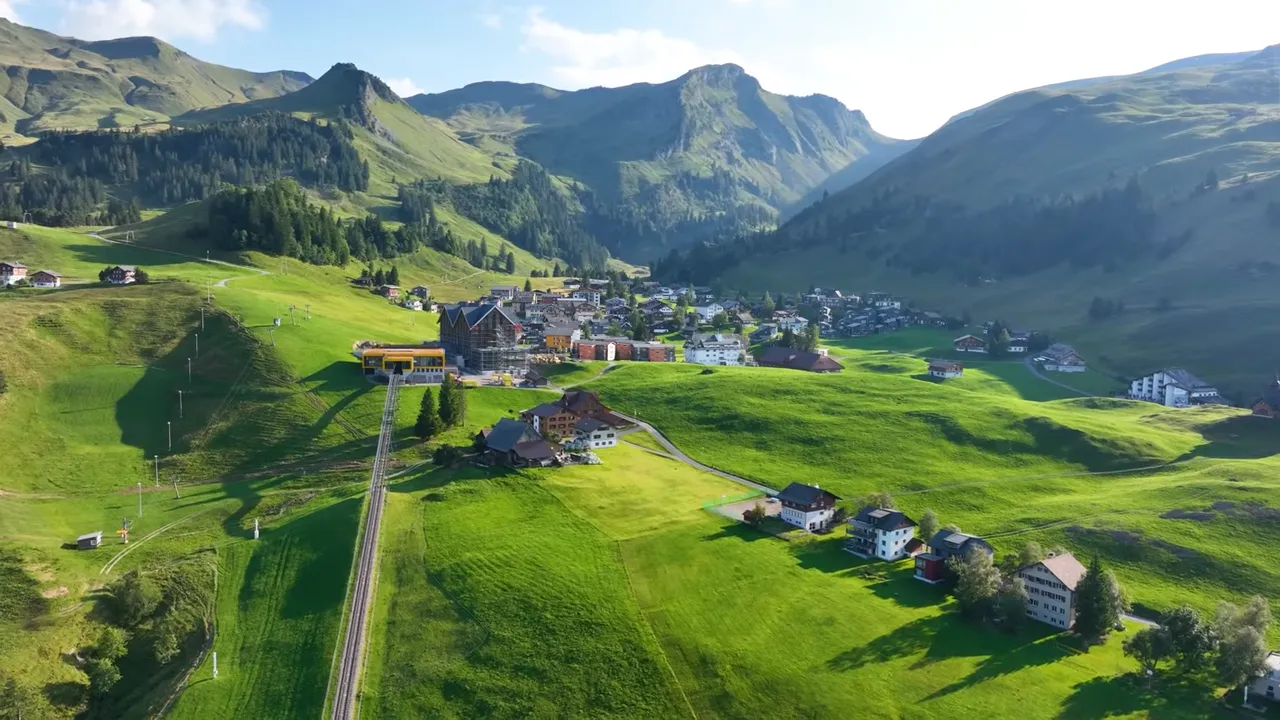 Switzerland Fronalpstock and Lake Lucerne