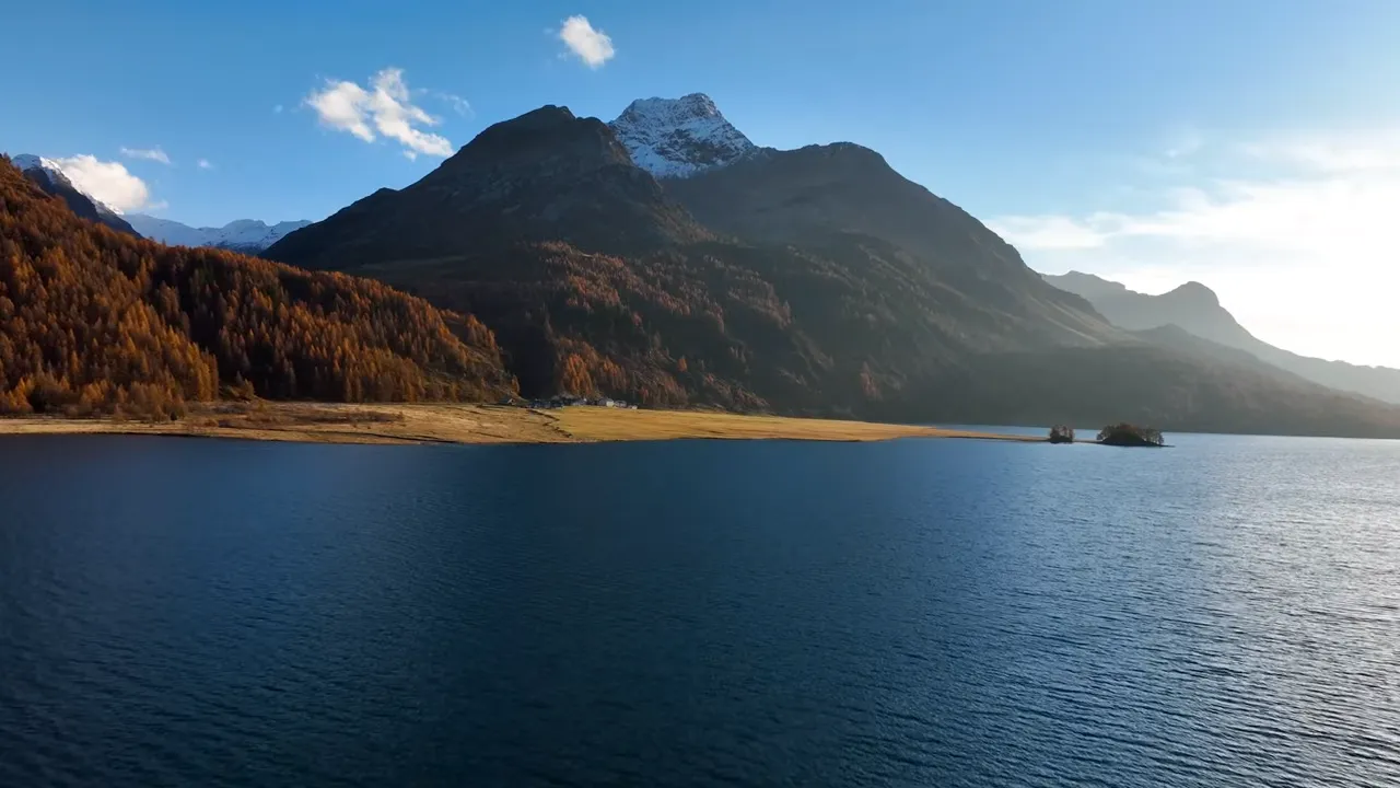 Switzerland Lake Silvaplana and Bernina Pass