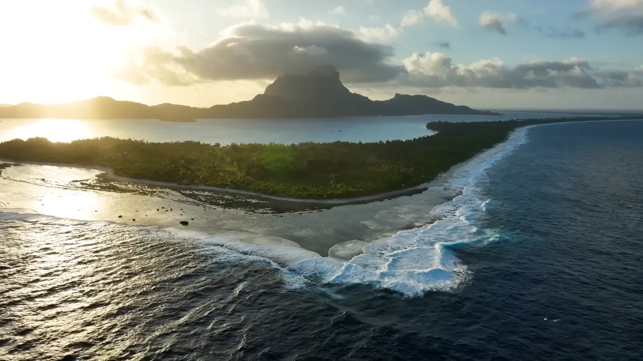 A Stunning Sunset Over Bora Bora