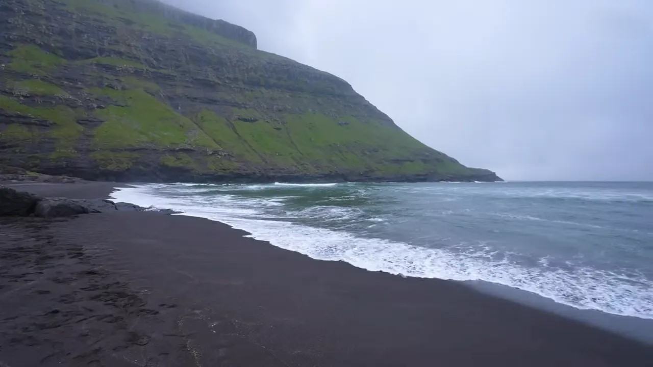 Saksun Village And Black Beach